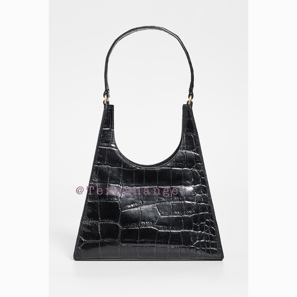 NWT STAUD Rey Shoulder Bag Black - Picture 13 of 15